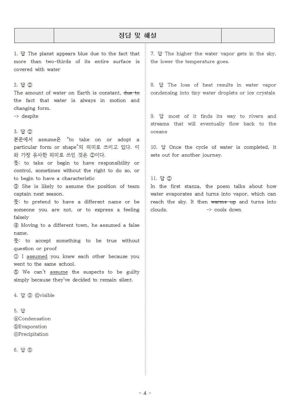 다락원 고등영어 2과 - 실전문제 # 1_promotion