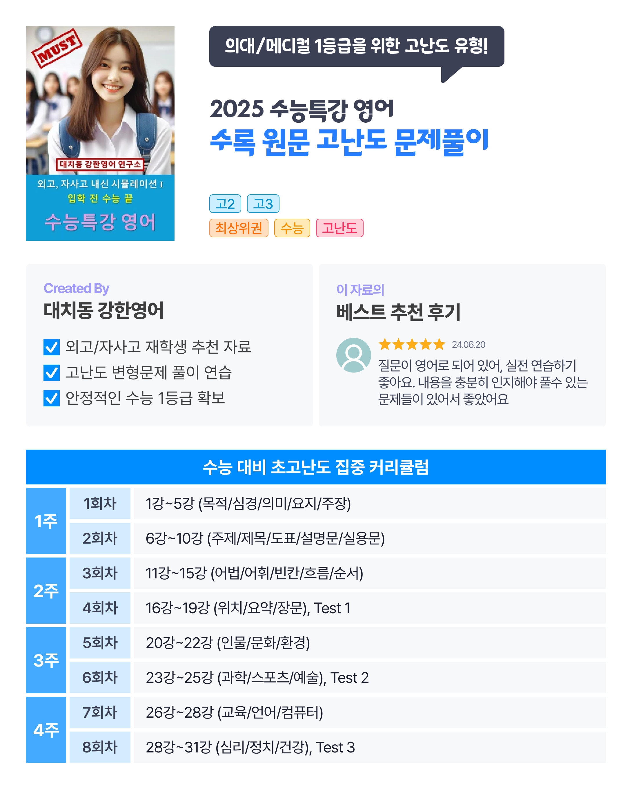 [단기특강]수특_영어_고난도_RC_Test_1회_1-6강_49문제_promotion